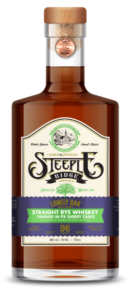 Steeple Ridge Finished In Pedro Ximenez Sherry Casks Straight Rye Whiskey