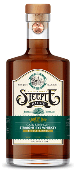 Steeple Ridge Cask Strength Straight Rye Whiskey Single Barrel